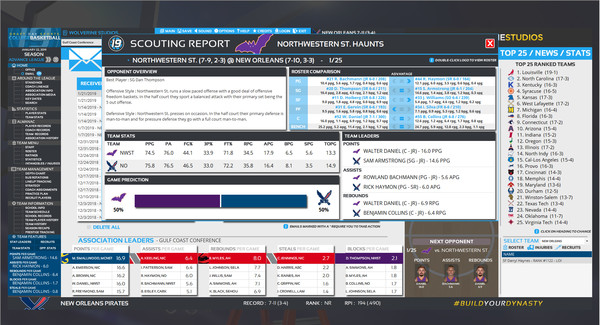 Draft Day Sports: College Basketball 2019 screenshot 4