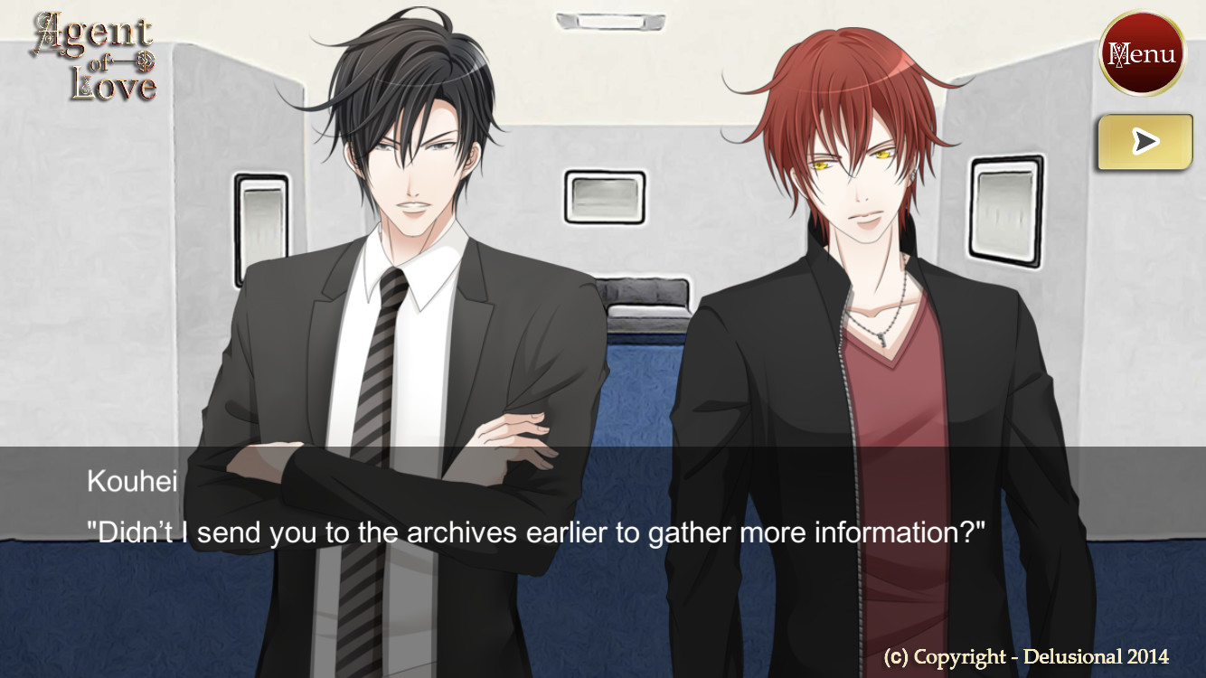 Agent Of Love - Josei Otome Visual Novel Featured Screenshot #1