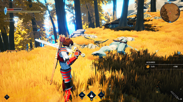 Screenshot z Aron's Adventure