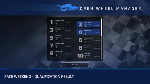 Open Wheel Manager screenshot 1