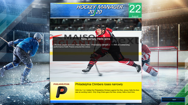 Screenshot z Hockey Manager 20|20