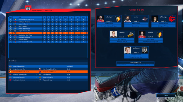 Screenshot z Hockey Manager 20|20