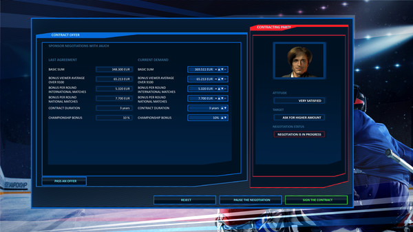 Screenshot z Hockey Manager 20|20