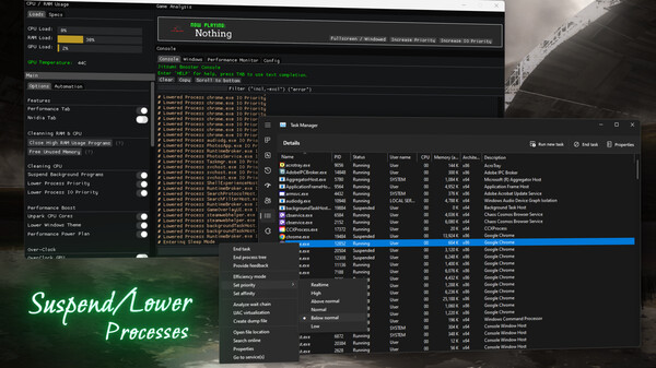Screenshot z Jitsumi's Game Booster