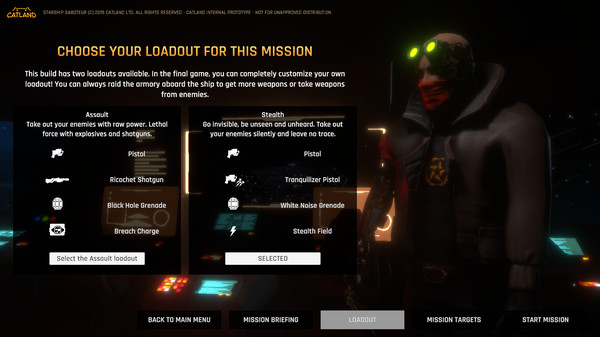 Screenshot z Starship Saboteur Prototype