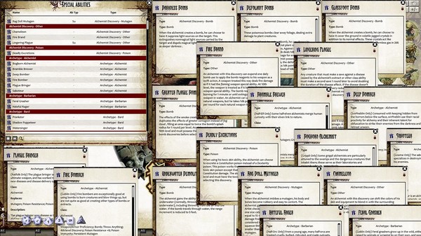 Screenshot z Fantasy Grounds - Pathfinder RPG - Advanced Race Guide (PFRPG)