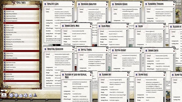 Screenshot z Fantasy Grounds - Pathfinder RPG - Advanced Race Guide (PFRPG)
