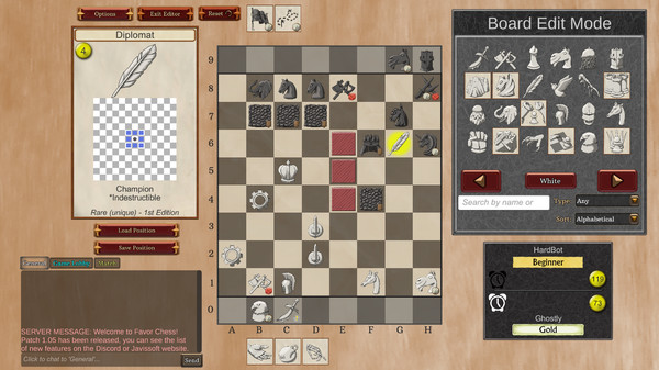 Screenshot z Favor Chess