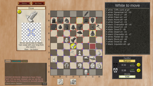 Screenshot z Favor Chess
