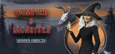 Vampire & Monsters: Mystery Hidden Object Games - Puzzle header banner