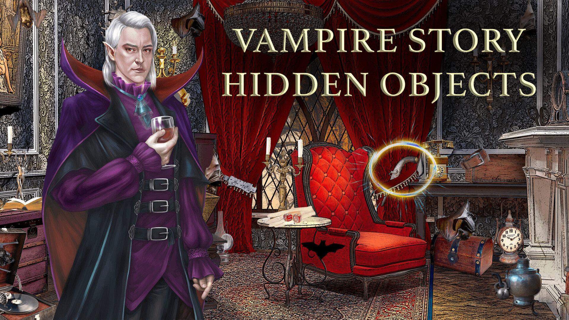 #2. Vampire & Monsters: Mystery Hidden Object Games - Puzzle (Steam) بواسطة: Crisp App Studio