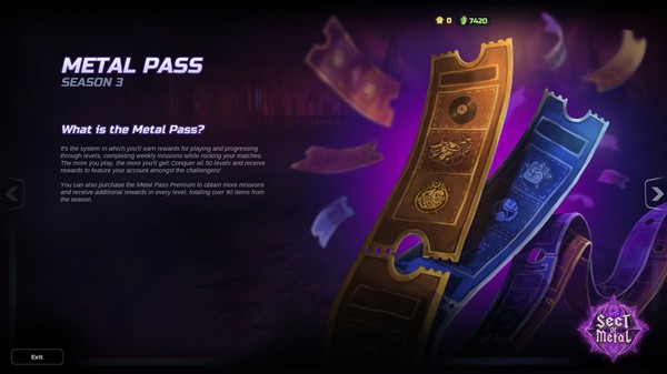 HMM Metal Pass Premium Season 3 + 1300 Cash