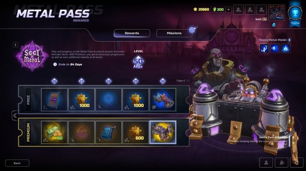 HMM Metal Pass Premium Season 3 + 20 Levels