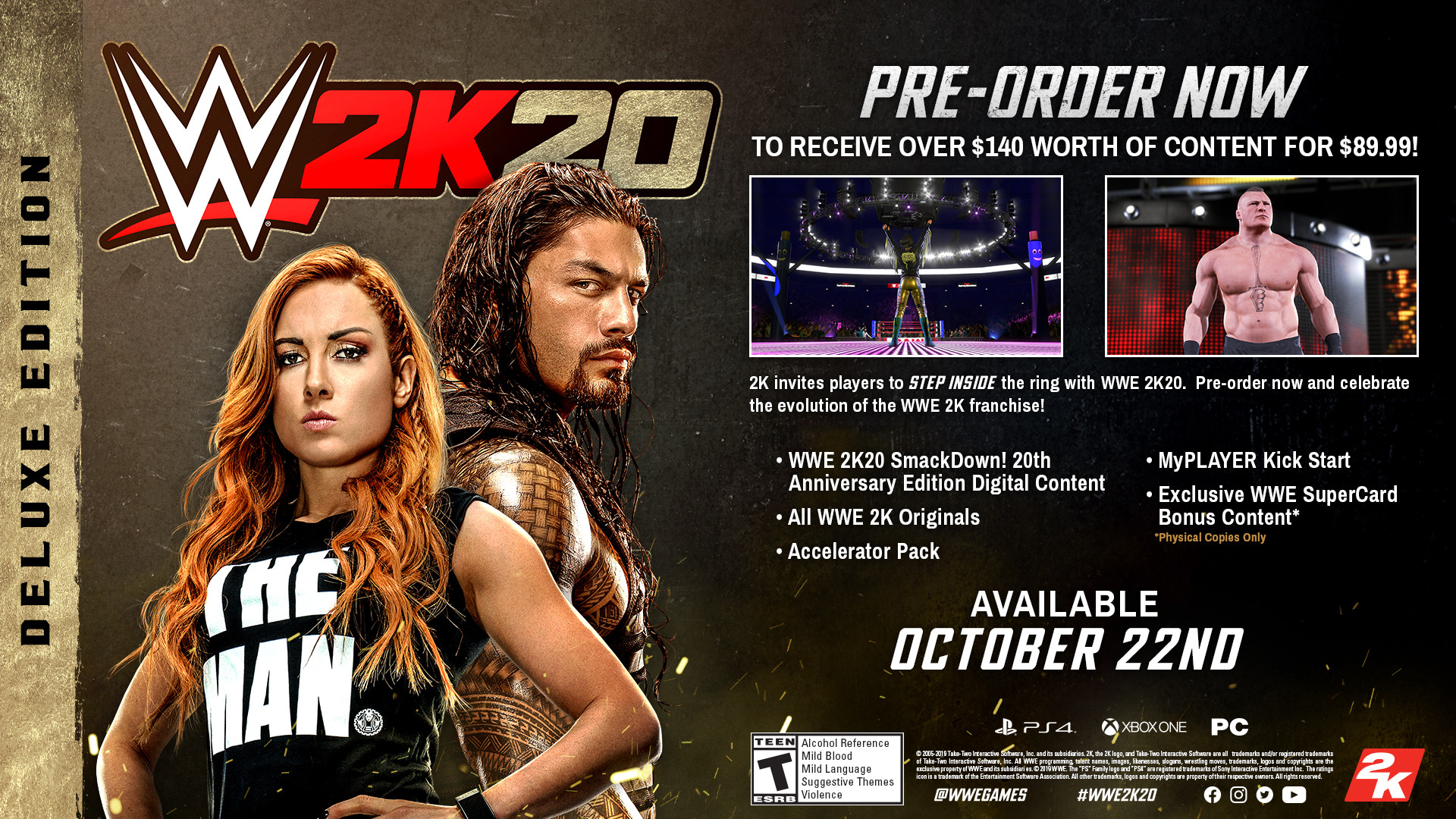 WWE 2K20/单人.同屏多人 截图