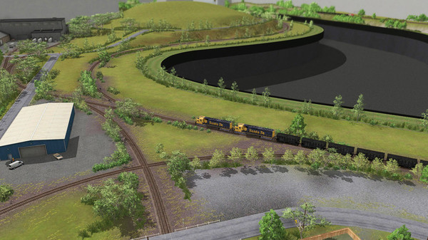 Trainz 2019 DLC: Brazemore Yard.