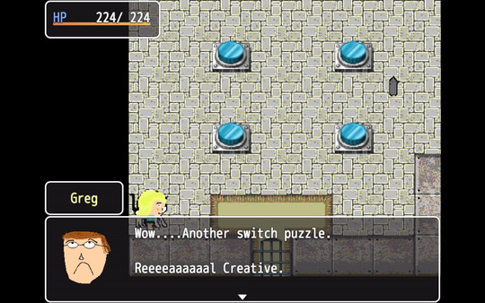 Screenshot z Ellen and the Degenerates RPG