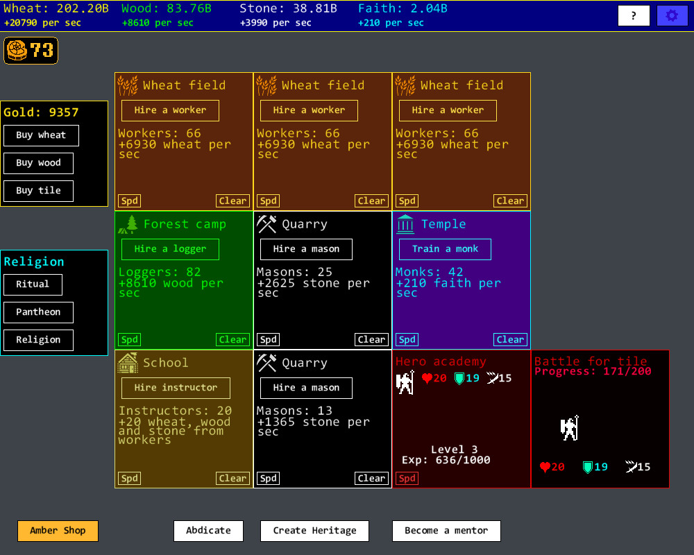 #1. Territory Idle (Steam) Podle: Aleksandr Golovkin