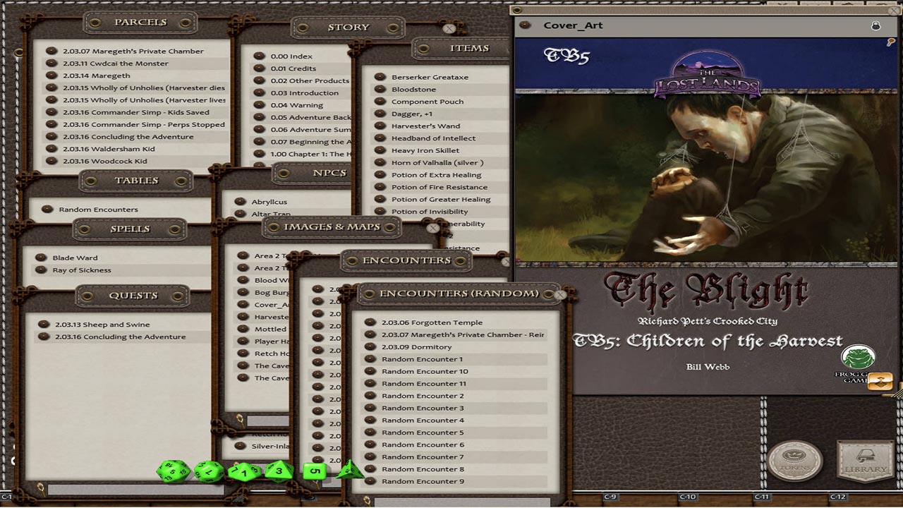 Fantasy Grounds - The Blight: Children of the Harvest (5E) Featured Screenshot #1