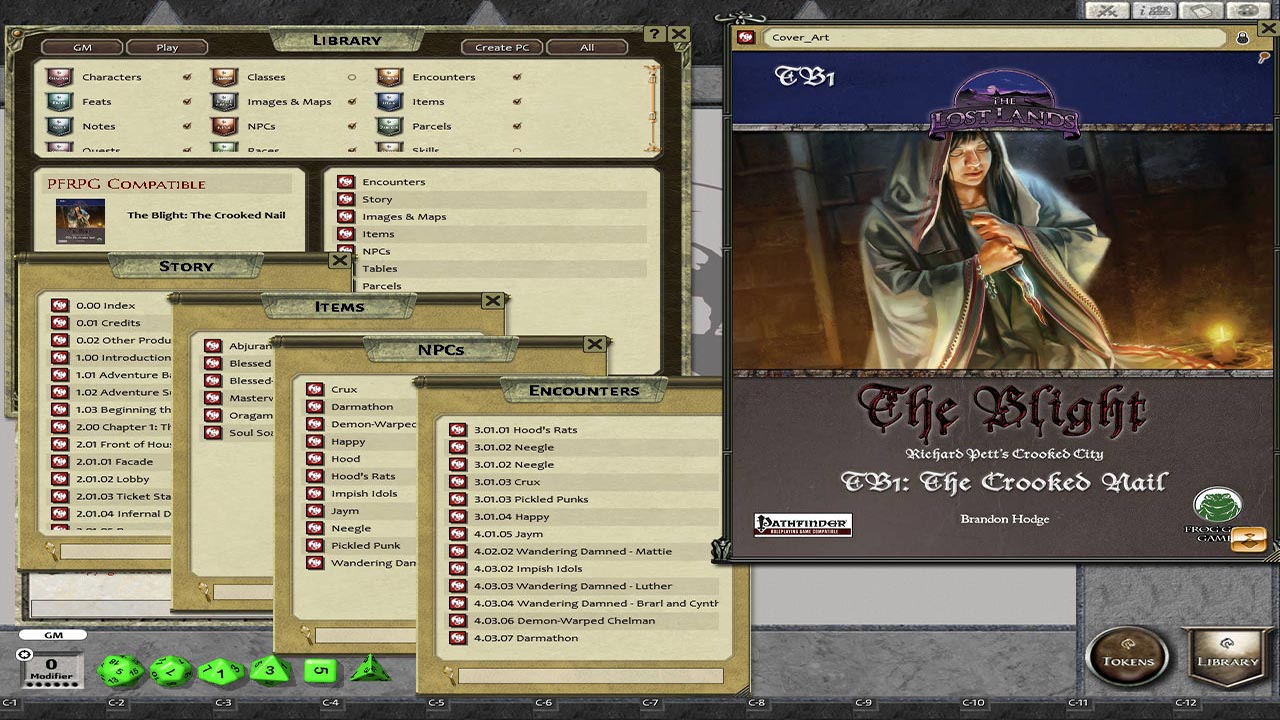 Fantasy Grounds - The Blight: The Crooked Nail (PFRPG) Featured Screenshot #1