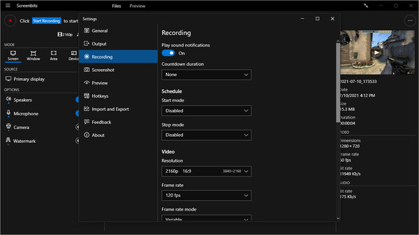 Screenbits - Screen Recorder Screenshot