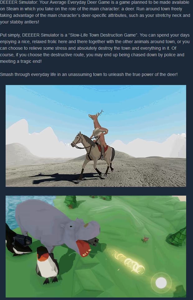 DEEEER Simulator: Your Average Everyday Deer Game video 1