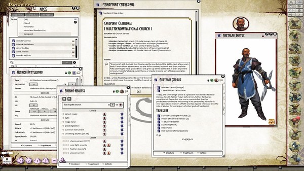 Fantasy Grounds - Pathfinder Campaign Setting: Sandpoint, Light of the Lost Coast (PFRPG)