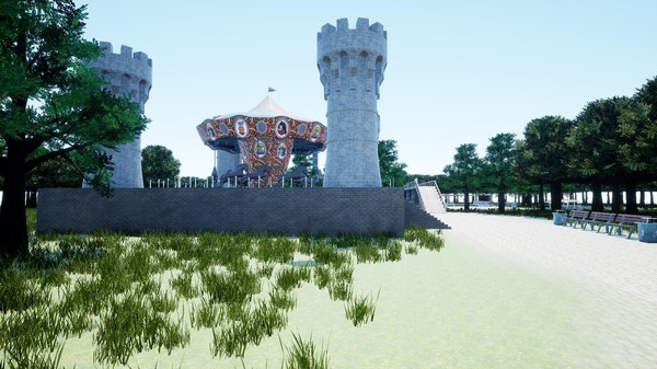 Screenshot z Theme Park Worker