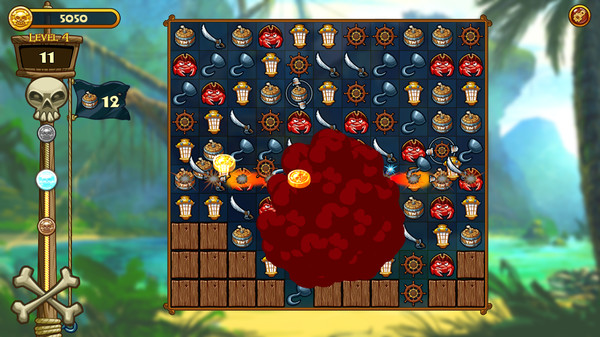 Screenshot z Match Three Pirates! Heir to Davy Jones