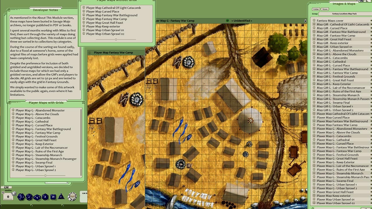 Fantasy Grounds - Map Pack Fantasy Locations (Map Pack)のスクリーンショット 1