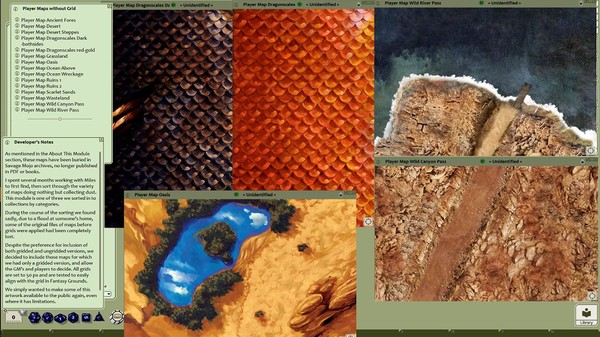 Fantasy Grounds - Map Pack Terrain and Battlemats (Map Pack)