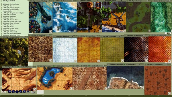 Fantasy Grounds - Map Pack Terrain and Battlemats (Map Pack)