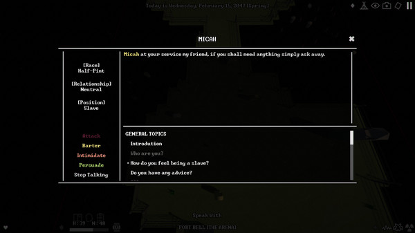 Slave RPG Screenshot