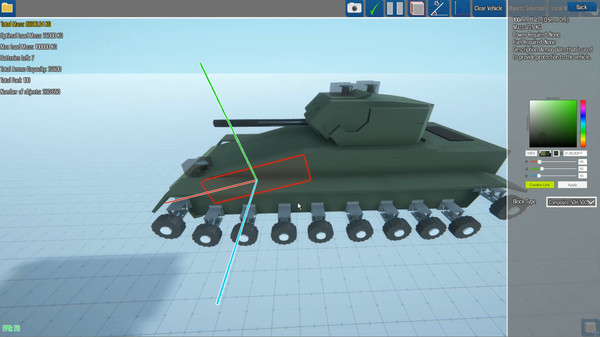 Screenshot z VehiCraft
