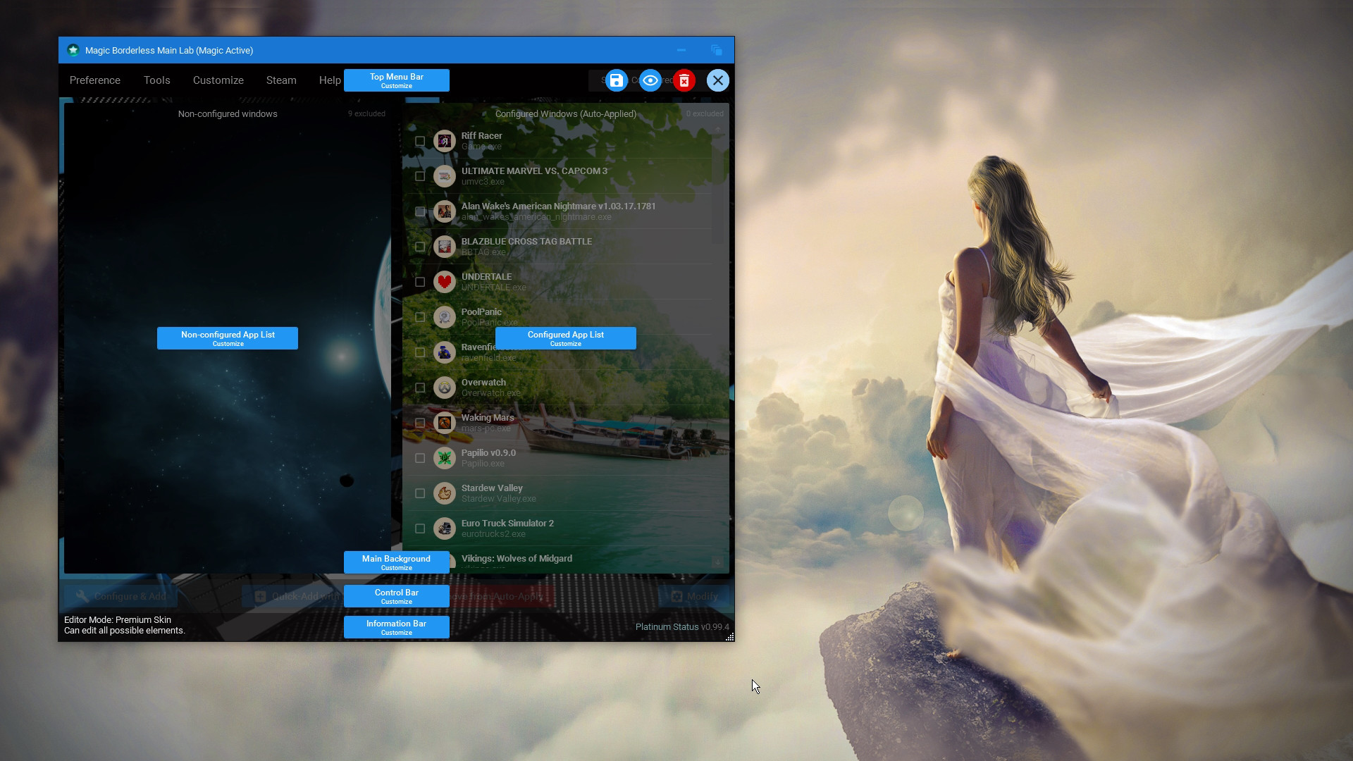 #6. Magic Borderless (Steam) بواسطة: Studio Christmas