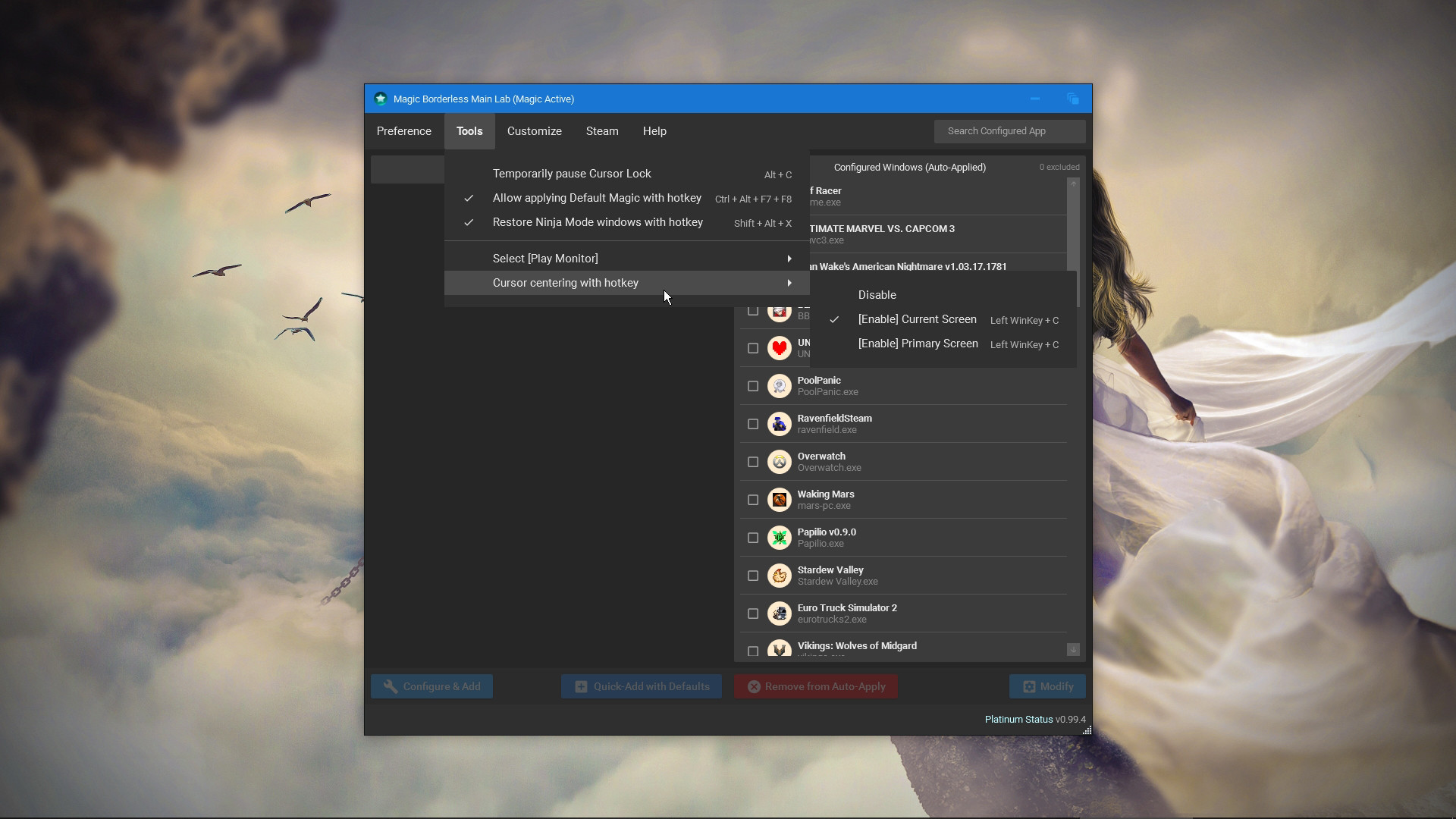 #2. Magic Borderless (Steam) بواسطة: Studio Christmas