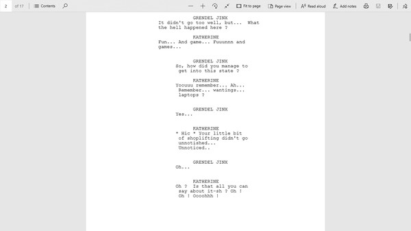 Welcome To... Chichester 1/Redux : Katherine's Game Script screenshot 2