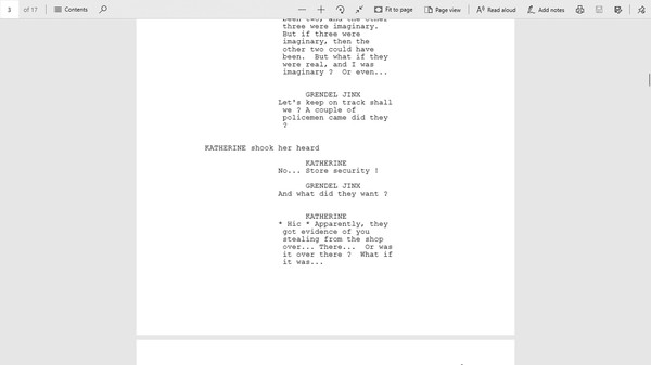 Welcome To... Chichester 1/Redux : Katherine's Game Script screenshot 3