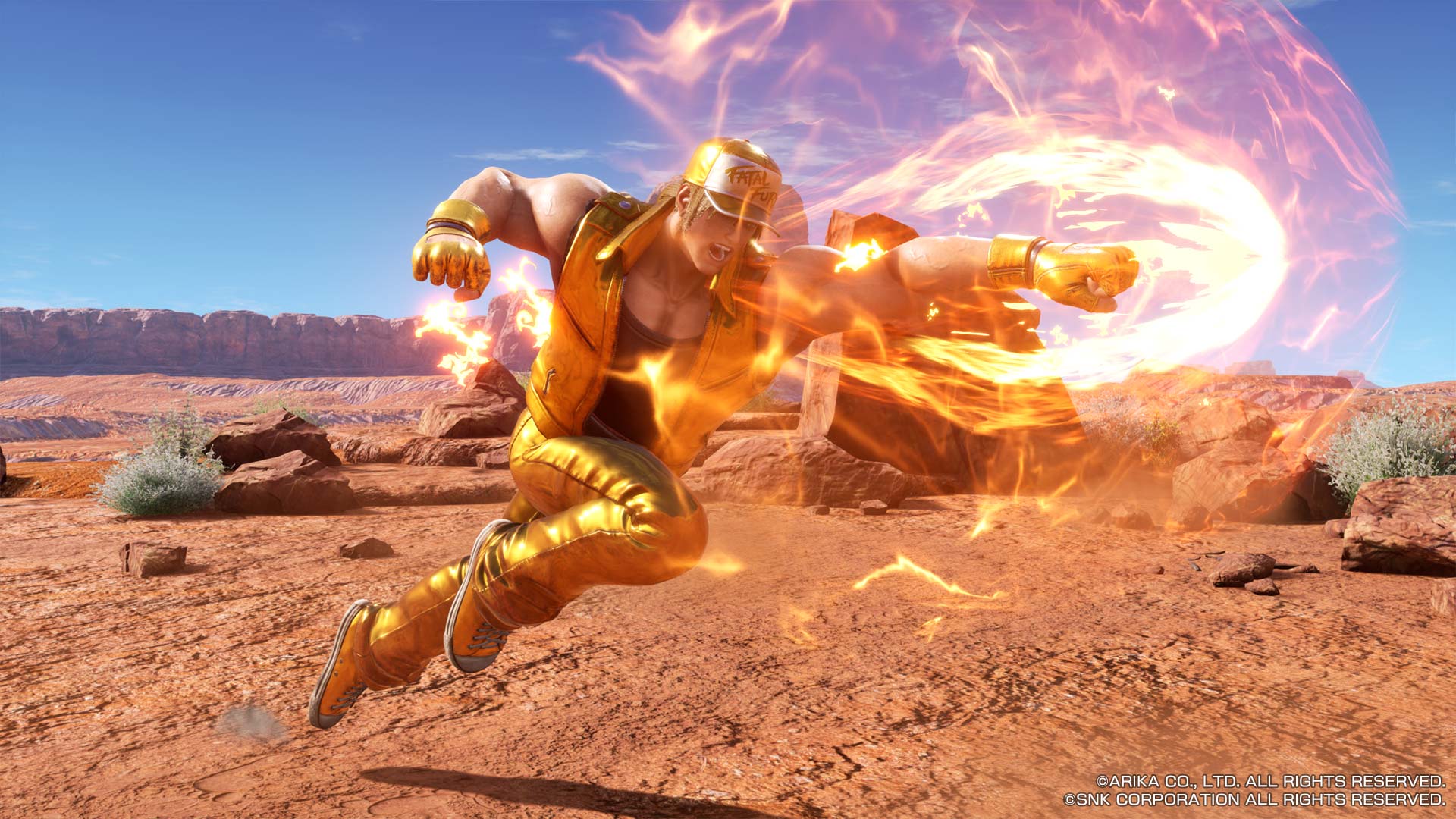 FIGHTING EX LAYER - Color Gold/Silver: Terry Featured Screenshot #1