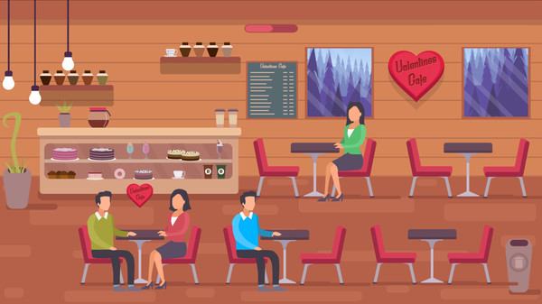 Valentines Cafe screenshot 2