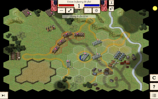Screenshot z Great Battles of the American Civil War