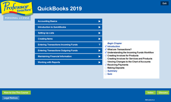 Professor Teaches QuickBooks 2019 screenshot 4