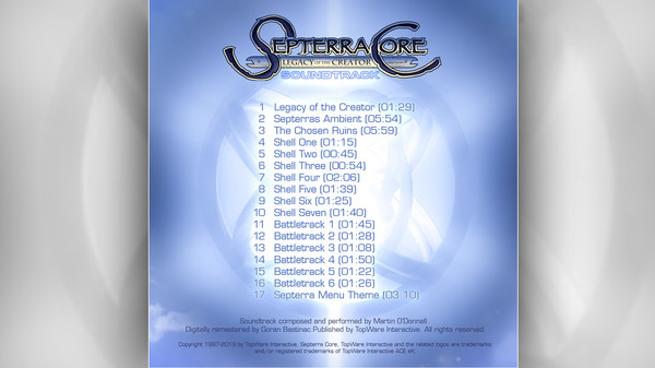 Septerra Core - Soundtrack