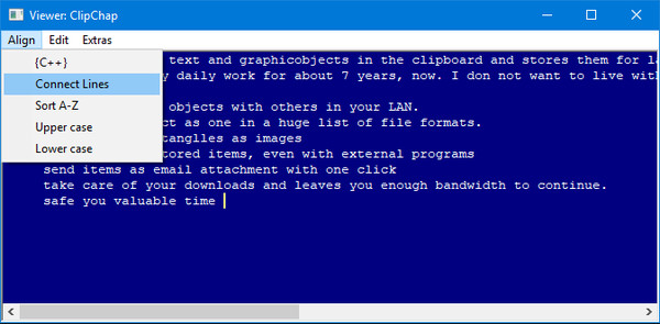 Screenshot z ClipChap Screenshot z ClipChap