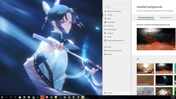 Screenshot z DeskScapes Screenshot z DeskScapes