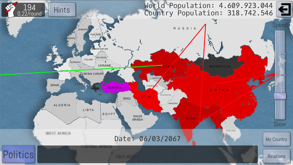 Screenshot z World Peace Simulator 2019 Screenshot z World Peace Simulator 2019