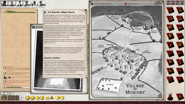 Fantasy Grounds - Call of Cthulhu Adventure Pack 1 (Call of Cthulhu 7E)