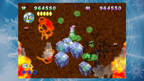 Screenshot z Snow Battle Princess SAYUKI | 雪ん娘大旋風