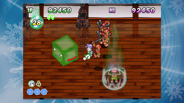 Screenshot z Snow Battle Princess SAYUKI | 雪ん娘大旋風