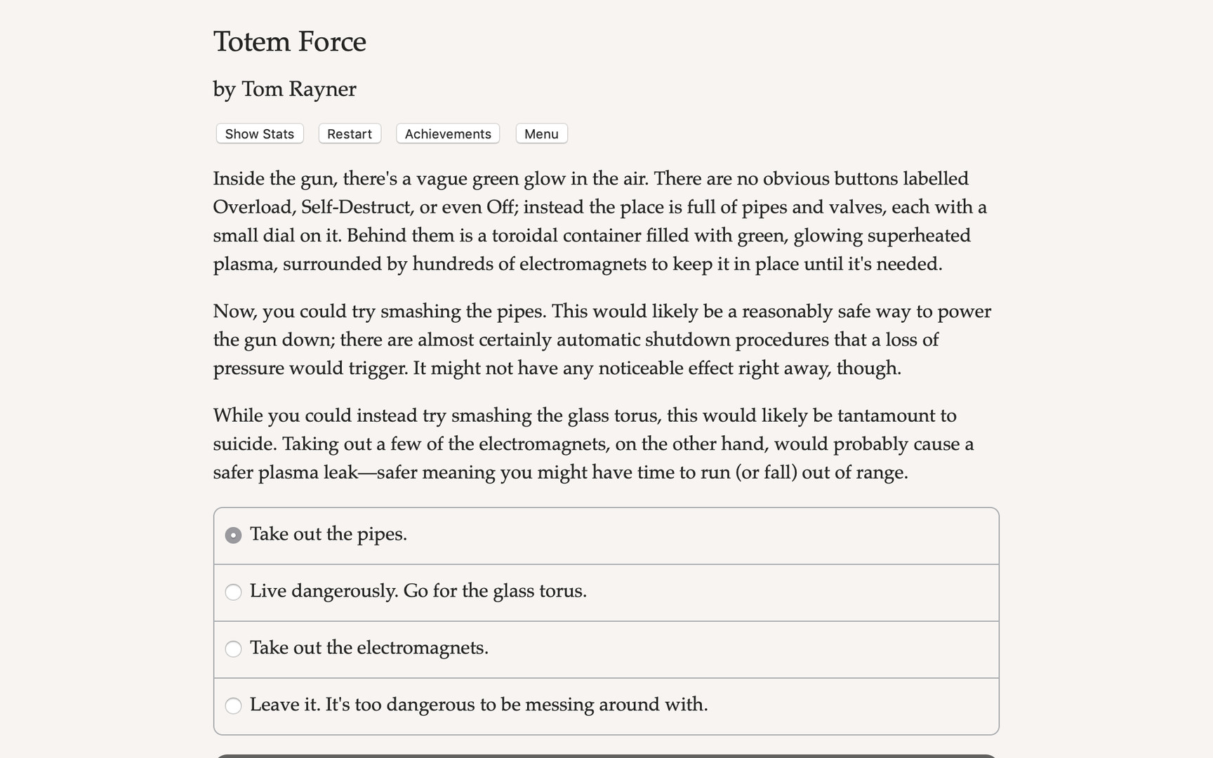 #5. Totem Force (Steam) 由: Hosted Games