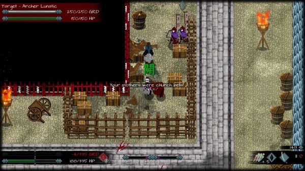Screenshot z Skautfold: Moonless Knight